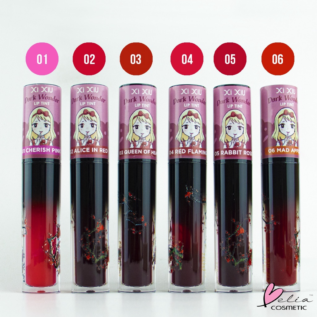 ❤ BELIA ❤ XI XIU Dark Wonder Lip Tint | Xixiu Liptint Lip Stain | Lip Gloss BPOM