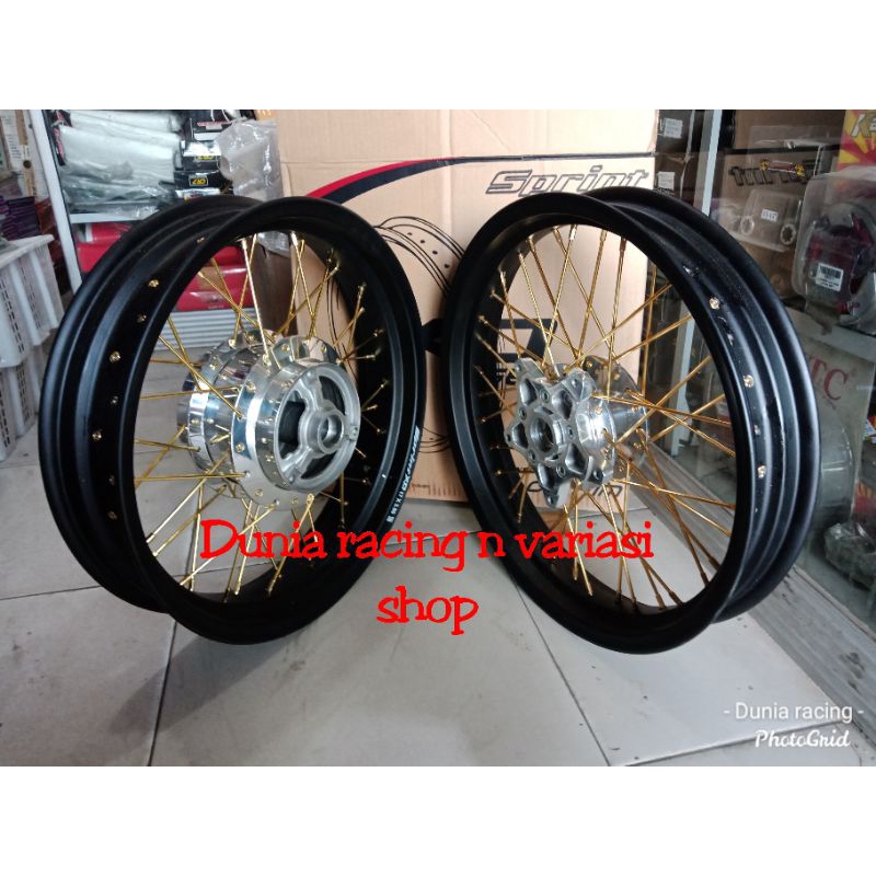 Velg CB 150 350 17 160 19 Sama tromol jari jari dan rakit