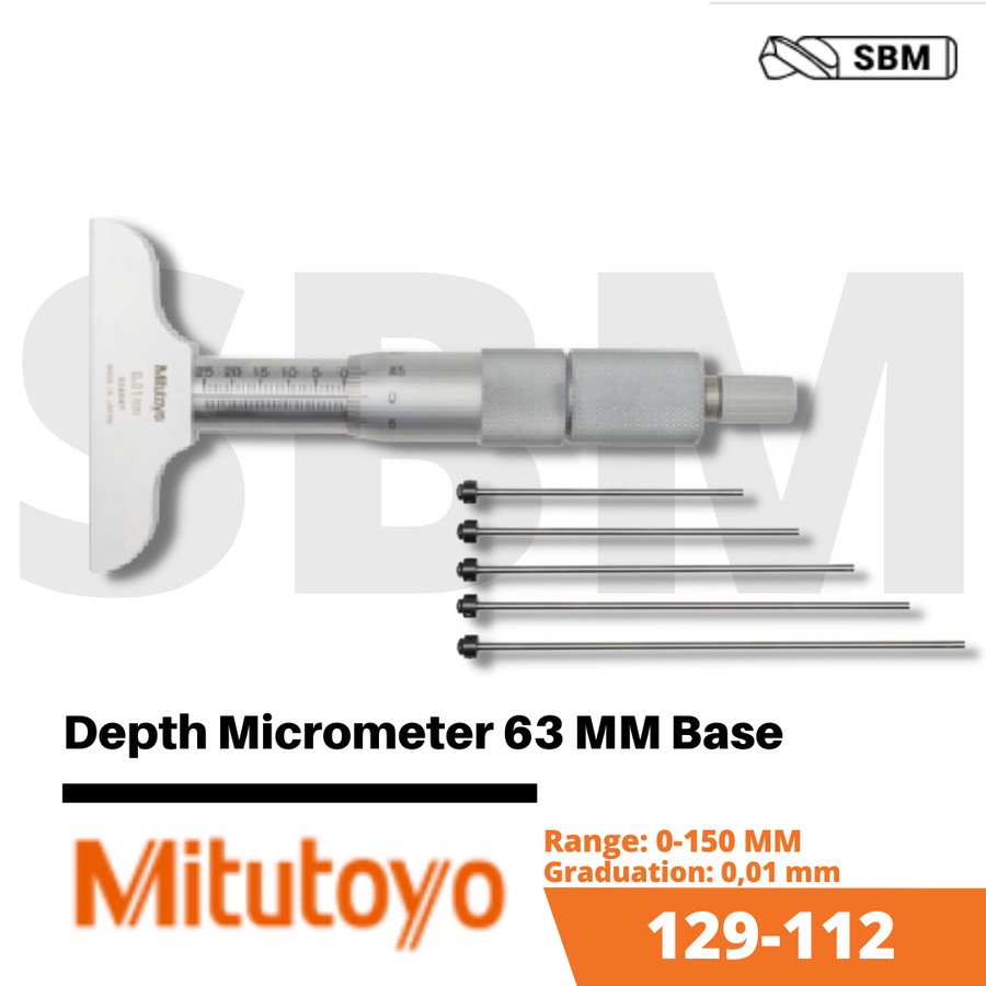MITUTOYO 129-112 MICROMETER 0-150 / 65 MM