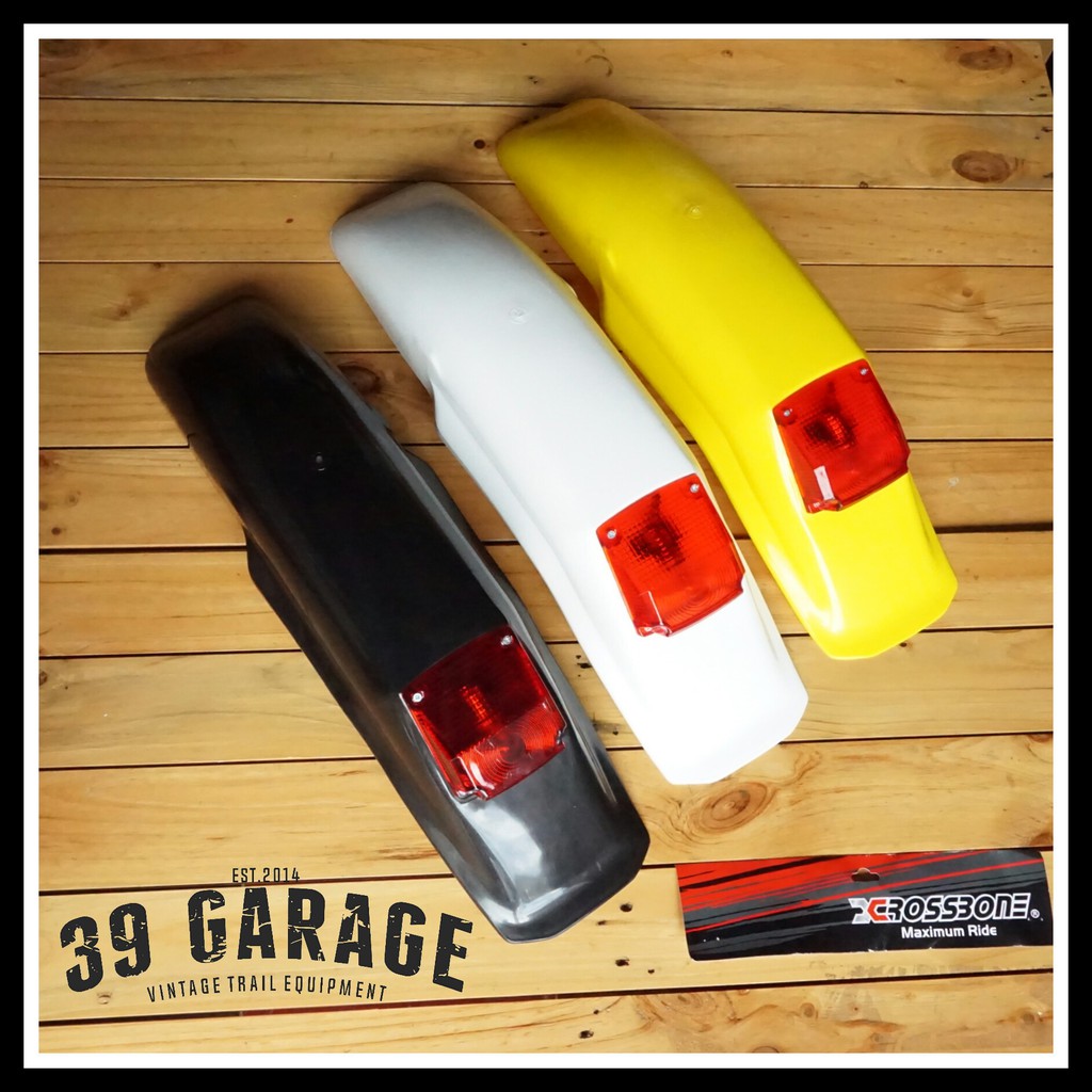 Sunkisscoo Spakbor Belakang Trail Klasik / Spakbor Belakang Trail Tua / Trail Vintage / Rear Fender