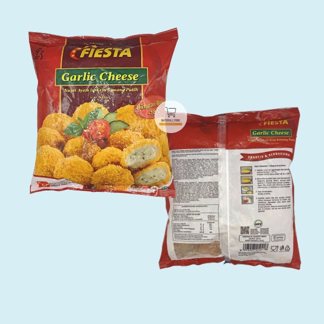 Fiesta Garlic Cheese 500gram Nugget Ayam isi Keju Bawang Putih