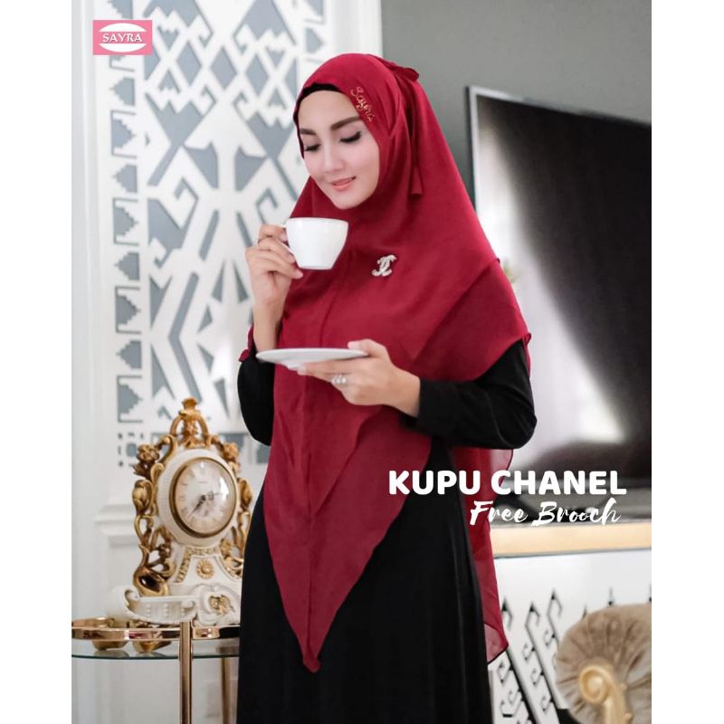JILBAB KHIMAR KUPU CHANEL FREE BROS ORI SAYRA HIJAB
