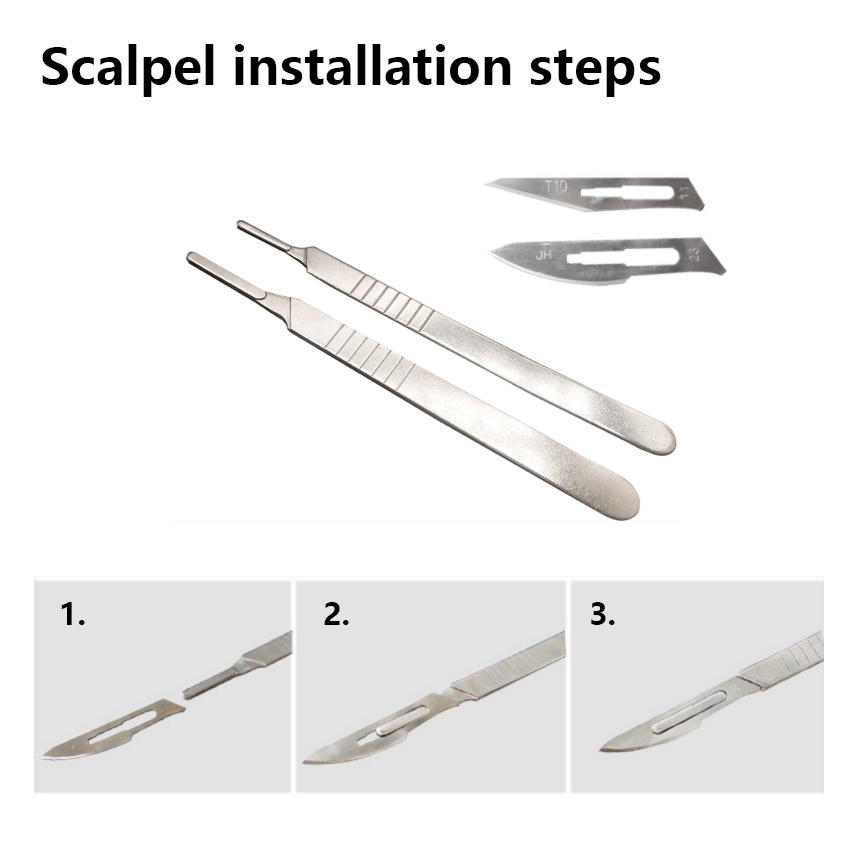 Gunting Operasi Bedah Gunting standar kemenkes Perawatan Luka Disecting Set Dissection Set