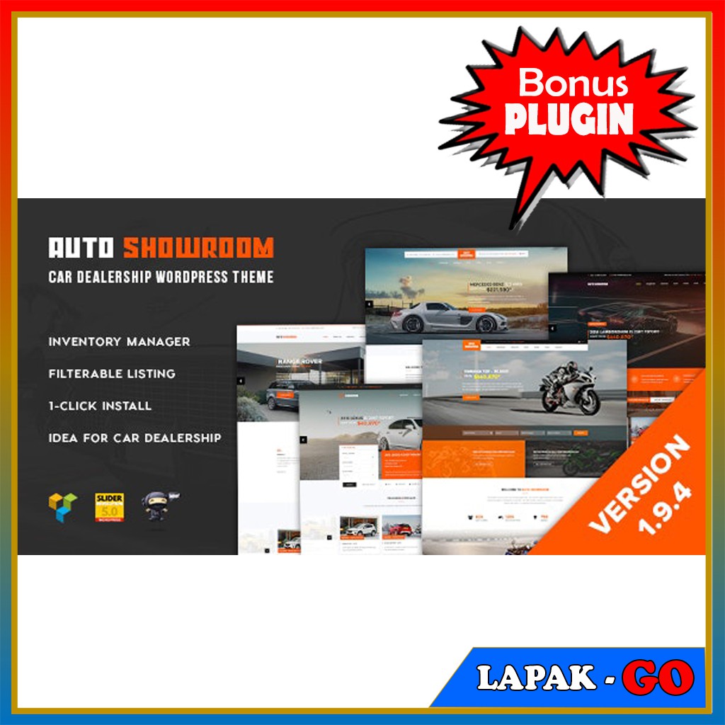 Template Auto Showroom - Wordpress Premium Template
