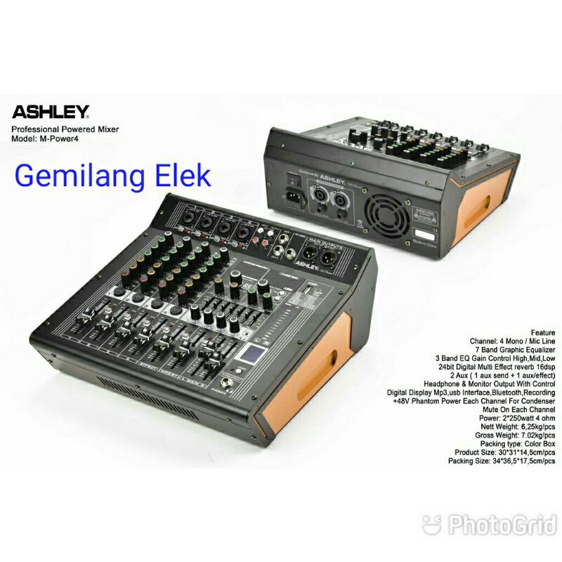 Power Mixer ASHLEY M POWER4 Original