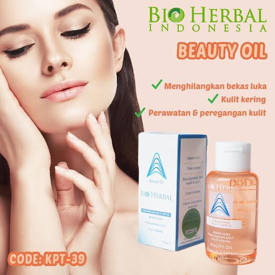 BIO HERBAL BEAUTY OIL MINYAK PERAWATAN KULIT OBAT PENGHILANG BEKAS LUKA PERAWATAN KULIT KERING SENSITIF BPOM