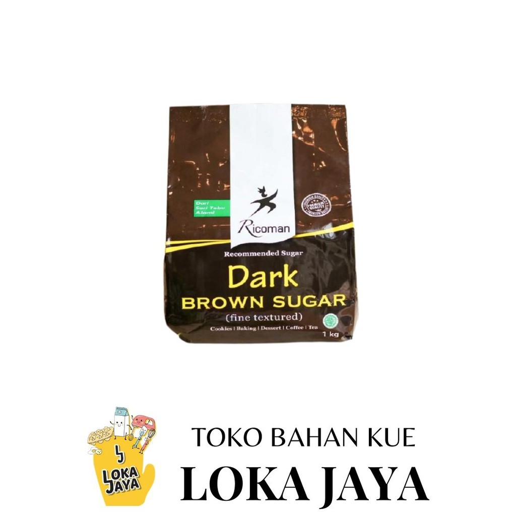 

RICOMAN DARK BROWN SUGAR 1 KG