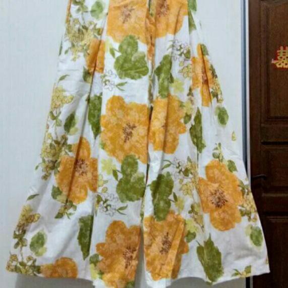 ♀ Kulot katun jepang bunga cantik kulot jumbo wanita motif bunga ⅎ