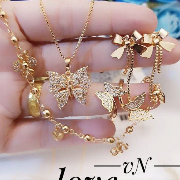 Xuping set perhiasan lapis emas 24k 2012l