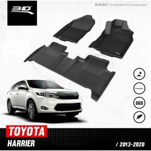 Karpet Mobil 3D KAGUMAT Original Toyota Harrier Tahun 2015+