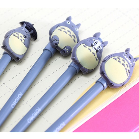 Bolpoin Karakter TOTORO / Bolpoin Kartun Abu-Abu / Pulpen Gel 0,5 mm Motif TOTORO / Ballpoint Lucu