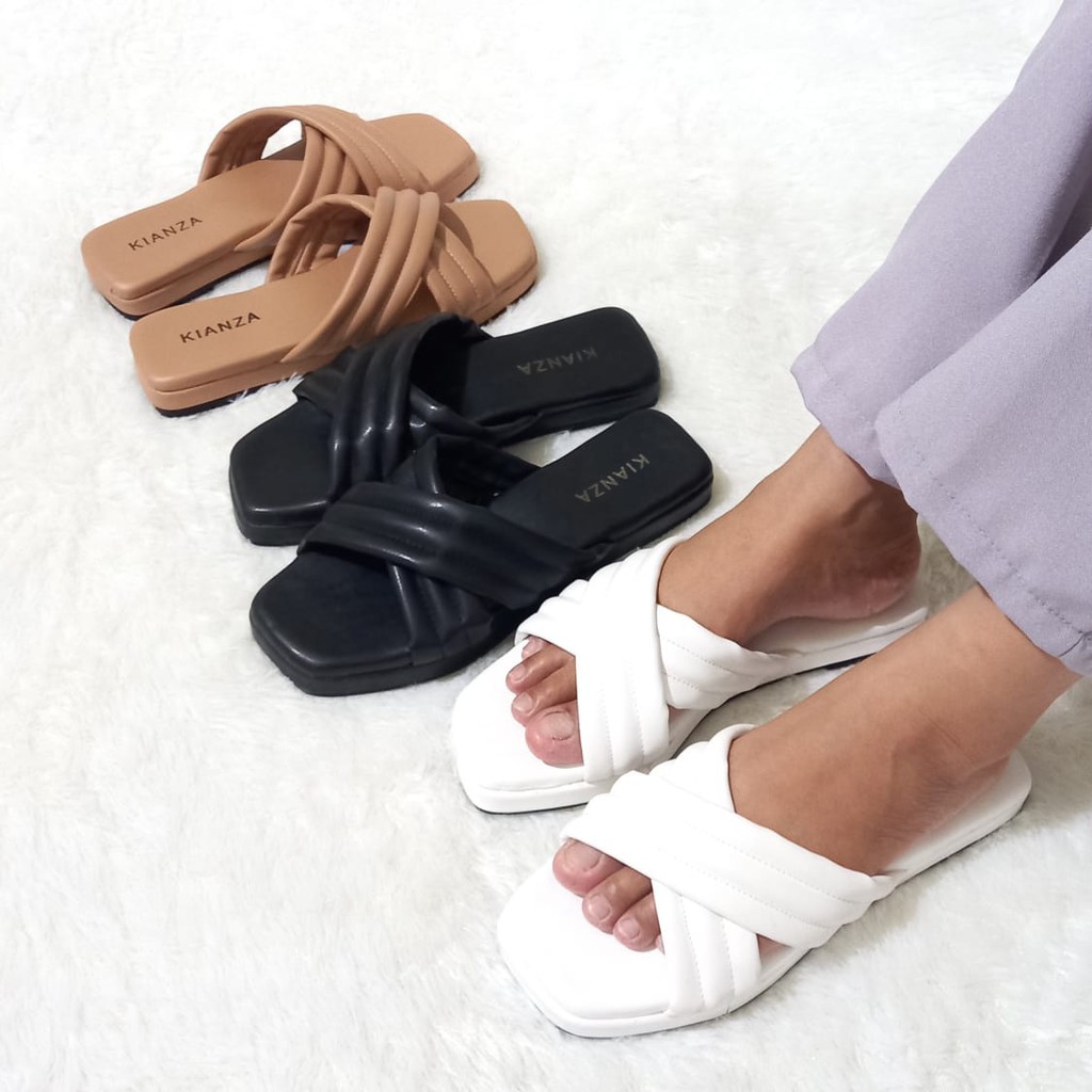 Nesanh Renata Sandal Wanita Slip Tali Silang