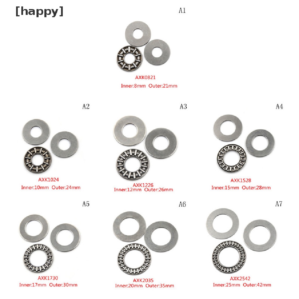 Ha Axk0821 - Axk2542 Thrust Needle Roller Bearing Dengan Dua Washer