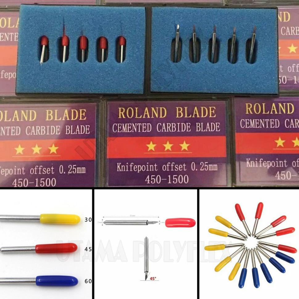 

➩6i Ready❅ Roland Blade Jinka Teneth / Mata Pisau Mesin Cutting Sticker Vinyl Polyflex / Jarum Mesin Cutting 60