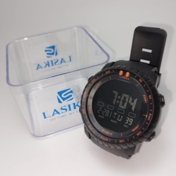 LASIKA 8012 Jam Tangan Fashion Digital Wanita Pria Anti Air Termurah