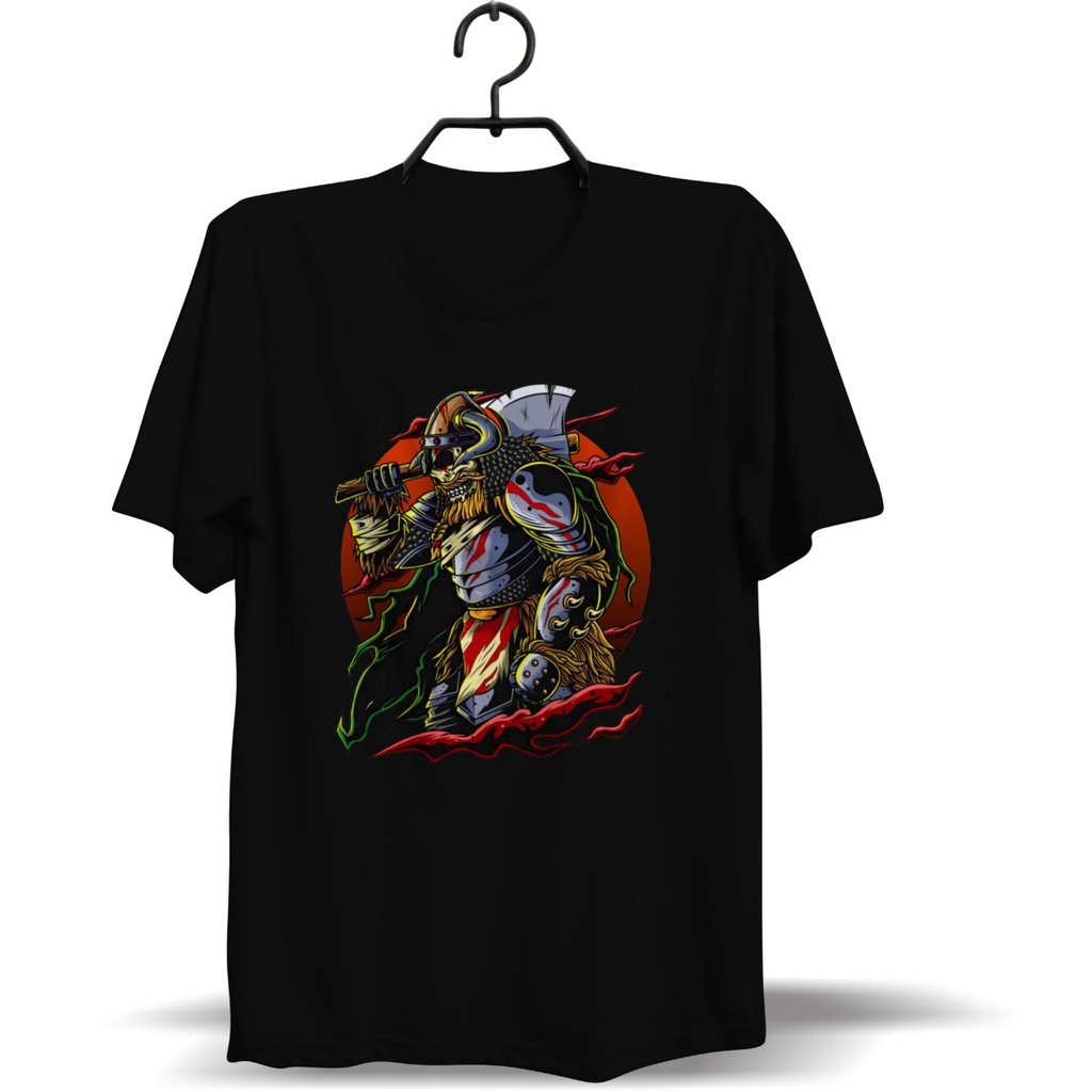 BAJU KAOS DISTRO DTF DTG CUSTOM SATUAN DESAIN VIKING