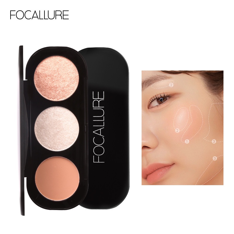 FOCALLURE palet Blush on &amp; highlighter  FA26