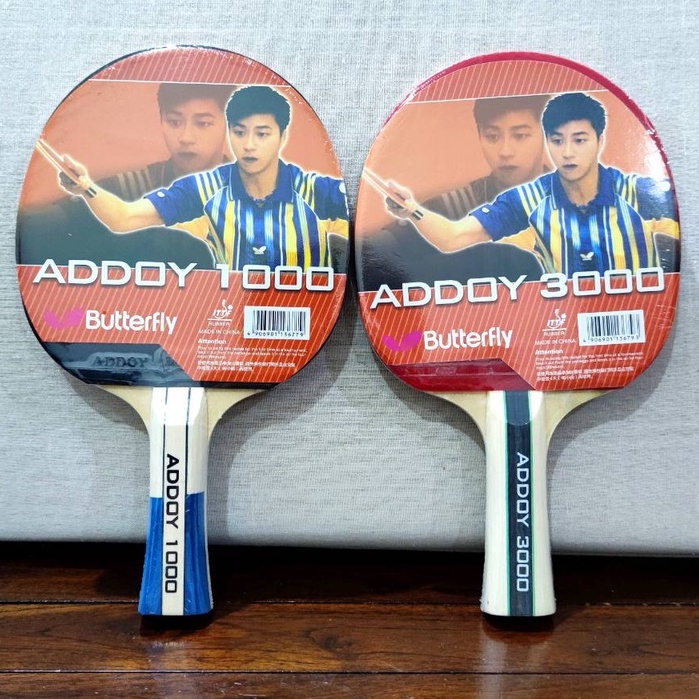 Bat Tenis Meja Addoy 3000 1000  - Bet Pingpong Addoy 1000 3000 FREE TAS