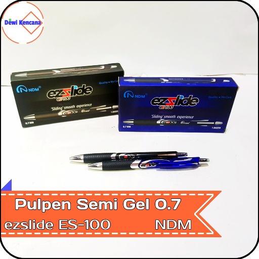 

Pulpen Semi Gel 0.7 ezslide ES-100 NDM
