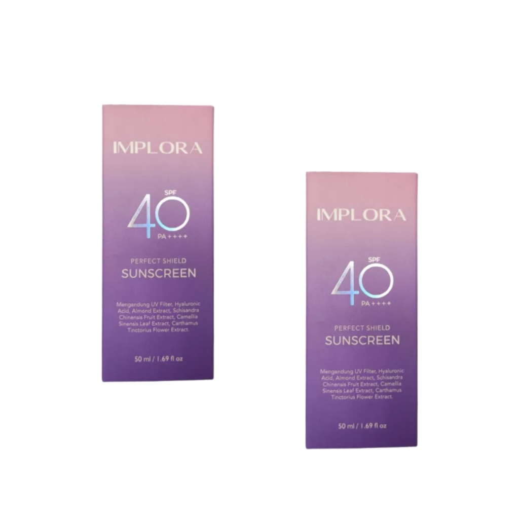 IMPLORA Sunscreen SPF 40 PA +++ 50ml - Apple_Kosmetik