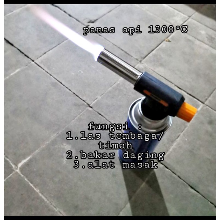 Blow torch flame gun barbeque gas kaleng hicook - Starmec blow torch