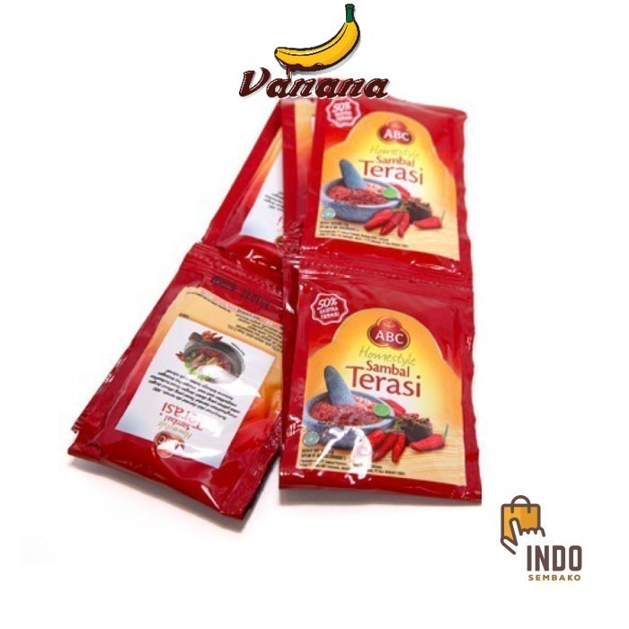 

Sambal Terasi abc sachet isi 10 / Sambel Terasi ABC Homestyle Sachet