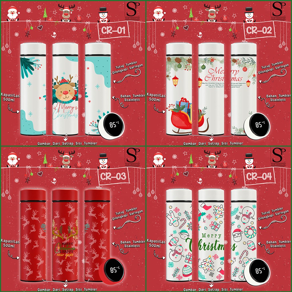 Tumbler For Christmas Gift Botol Minum Natal