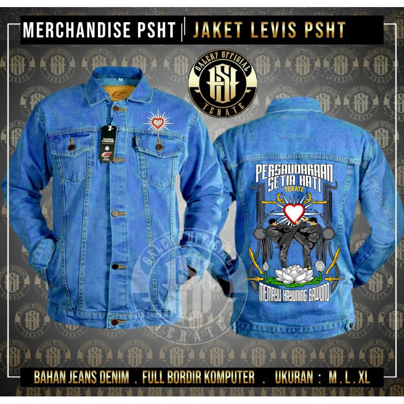 JAKET PSHT LEVIS BIRU BORDIR