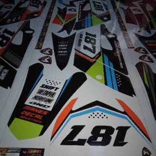 Decal Stiker  Bebek Custom Yz  85  New Kode 03 Shopee Indonesia