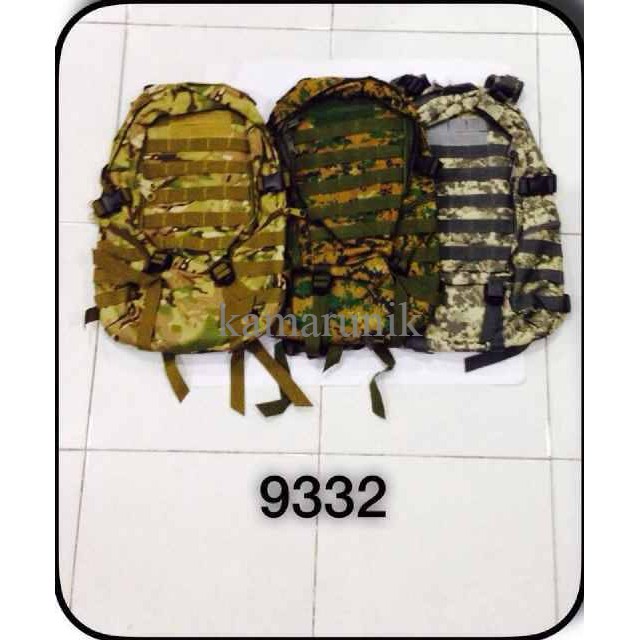 New Item! TAS RANSEL IMPORT LAPTOP ARMY MARPAT ACUPAT DIGITAL TACTICAL 9332 LS Baru!