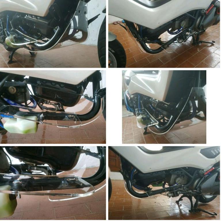 DEK BAWAH  BAWAH MIKA/AKRILIK DAN PIJAKAN KAKI/BOARD FOOTREST AKRILIK OLD NMAX/AKRILIK TRONDOL NMAX 