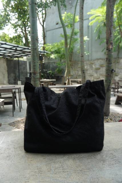 TOTEBAG POLOS BLACK / NUDIE BAG