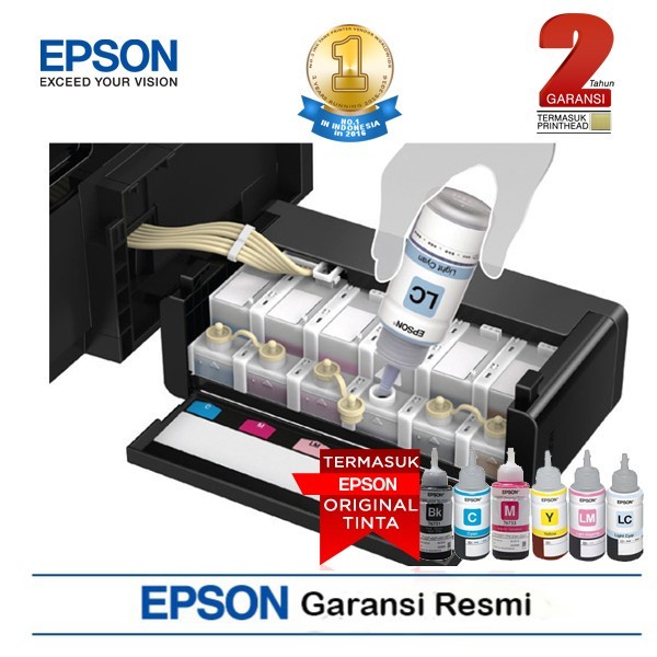 PRINTER EPSON L850 / PRINTER EPSON L 850 PRINT SCAN COPY BORDERLESS GARANSI RESMI