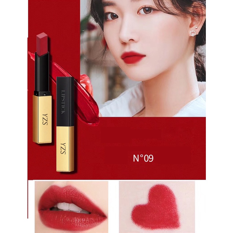 YZS Ultralight Matte Lipstick Lipstik Ultra Light Mattedorable Lip Cream Intense Matte Lipstick Long Lasting Finish Lipstik