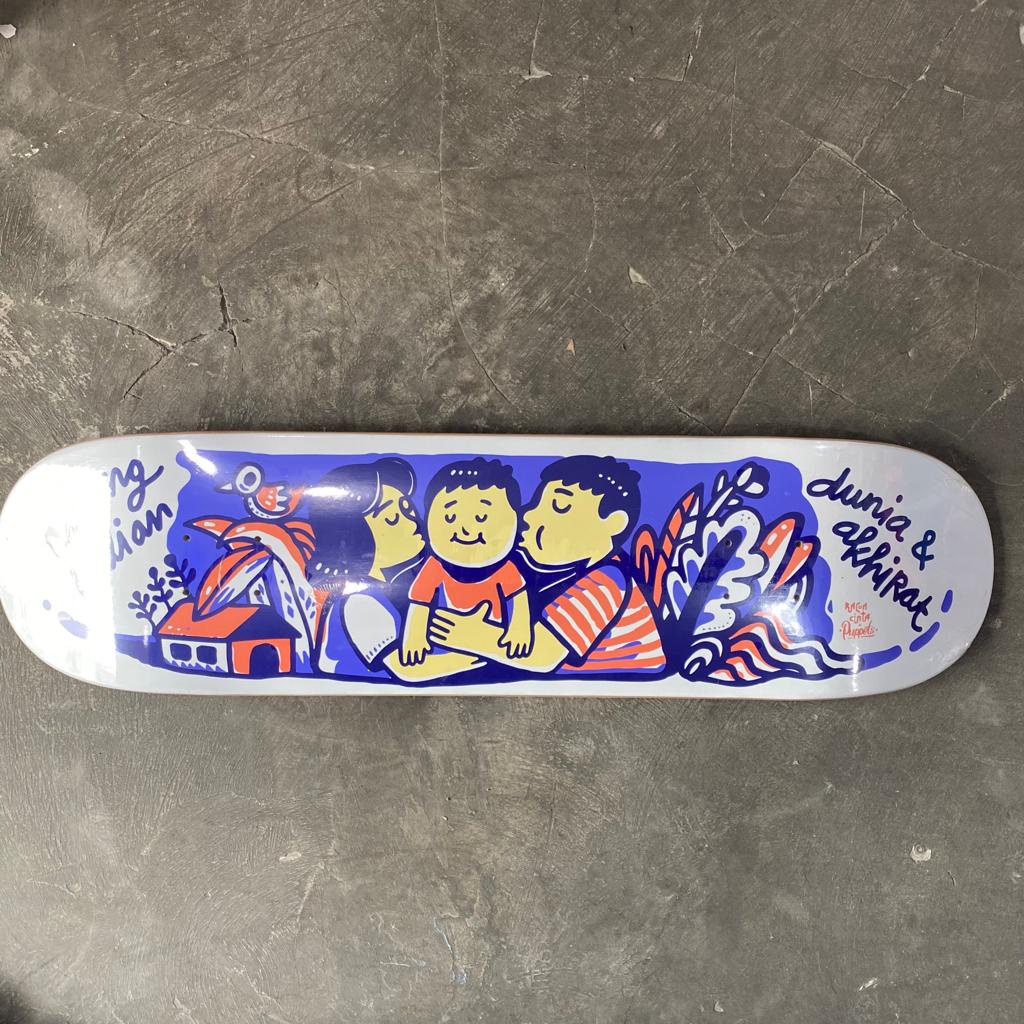 Puppets deck skateboard ayahibu series 2024 Murah Pemula original papan skate board