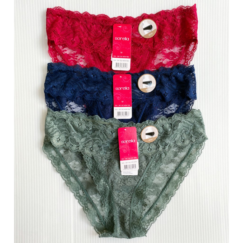 Celana dalam Wanita Sorella 81182 - Size M L EL/XL