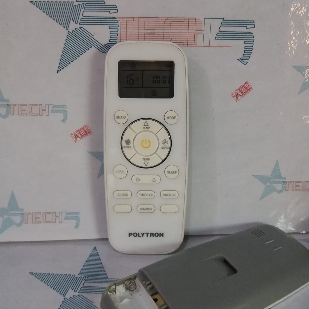 REMOT REMOTE AC POLYTRON NEUVA LOGICOOL ORIGINAL ASLI