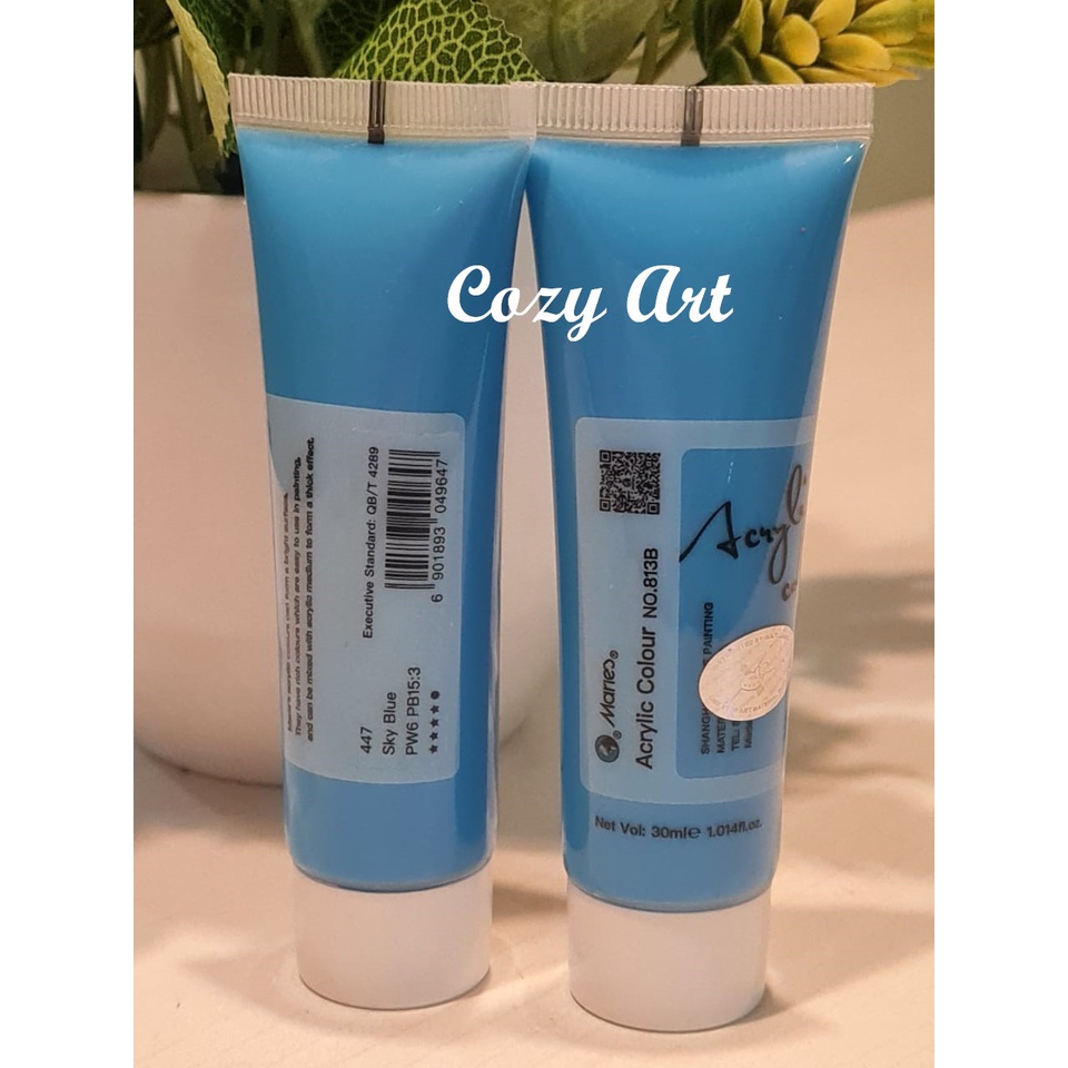 

cat acrylic maries 30ml akrilik - Sky Blue