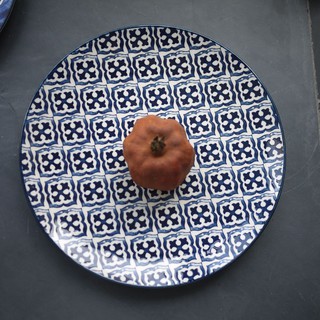 Keramik Ukuran 10inch Warna Biru Gaya Eropa Motif Print Keramik Ukuran 10inch Warna Biru Gaya Eropa Motif Print