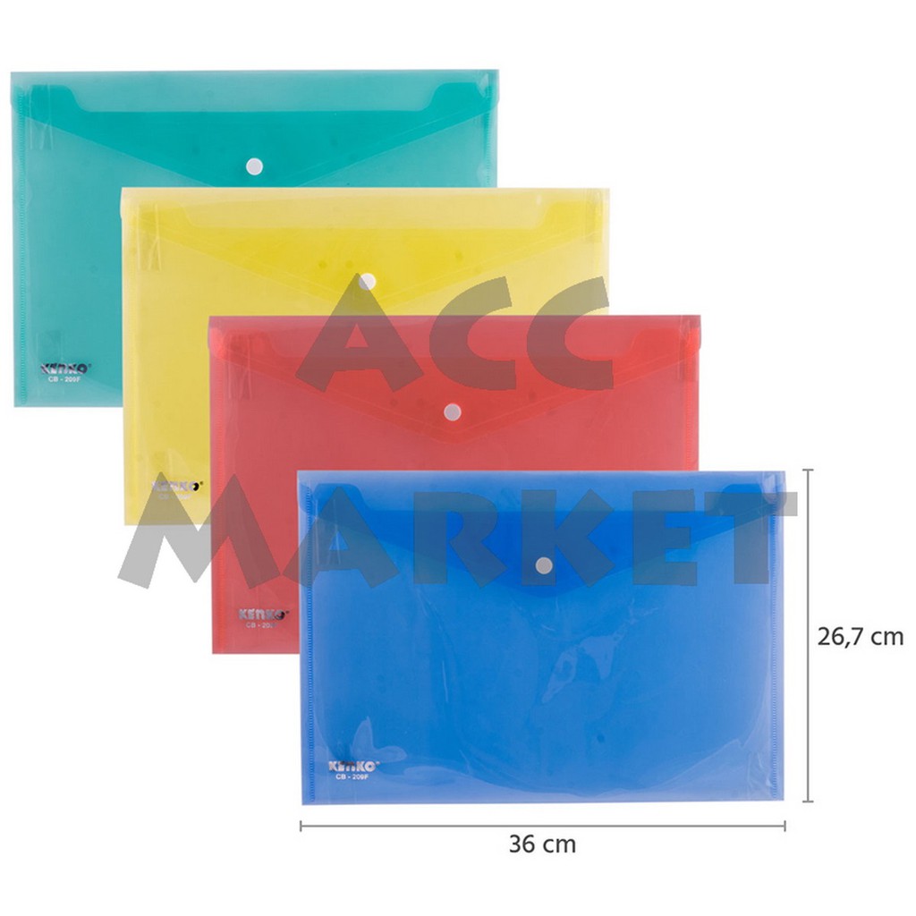 

Map Dokumen Plastik Arsip Kancing Document Kenko
