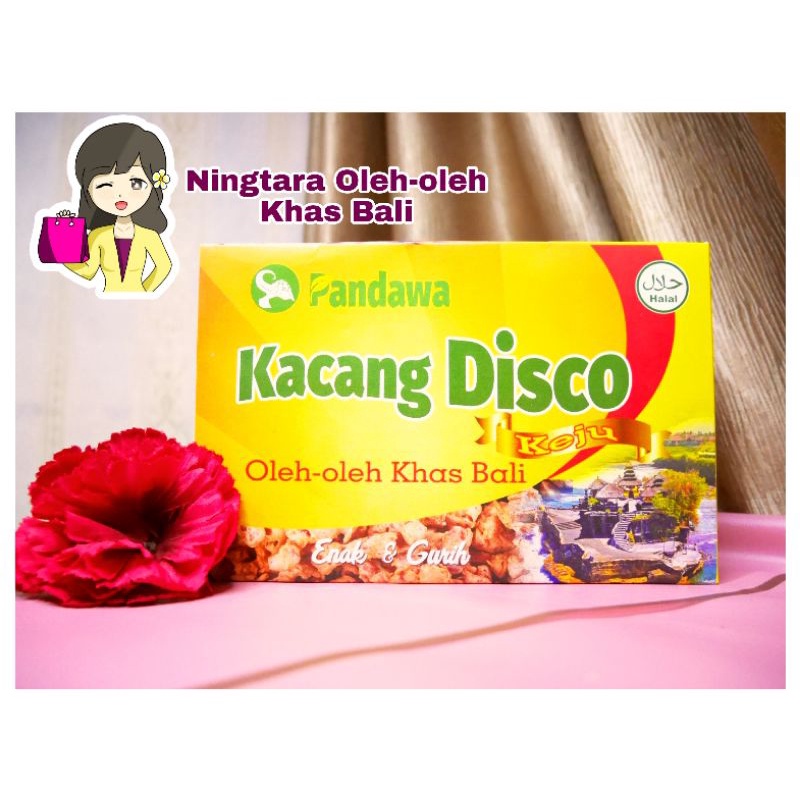 KACANG DISCO PANDAWA OLEH-OLEH KHAS BALI 400 GR (KACANG DISKO RASA ORIGINAL, BALADO, BARBEQUE, KEJU,EXTRA PEDAS)