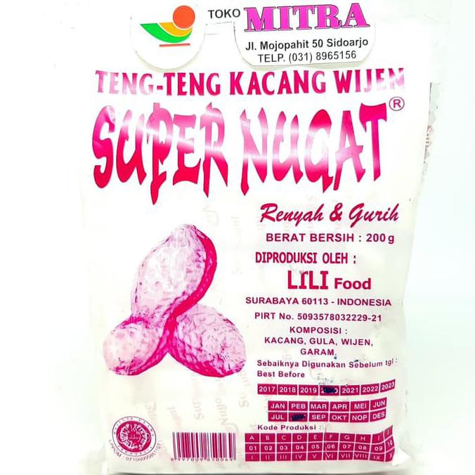 

Populer] Lili Food Teng Teng Kacang Wijen 200Gr