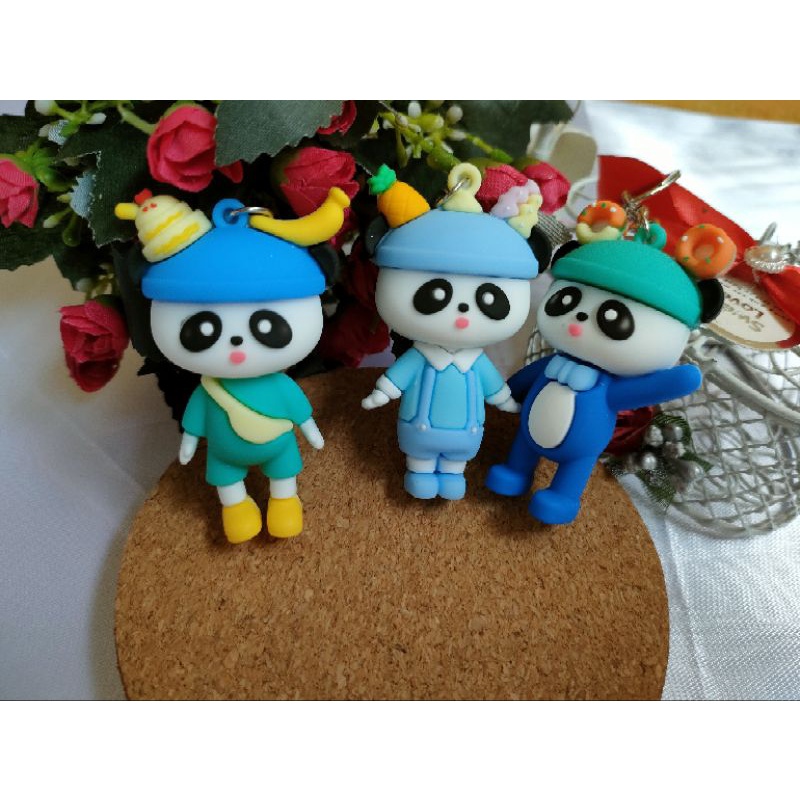 Gantungan Kunci Panda Candy Unik Lucu Gemoy - Ganci aksesoris import