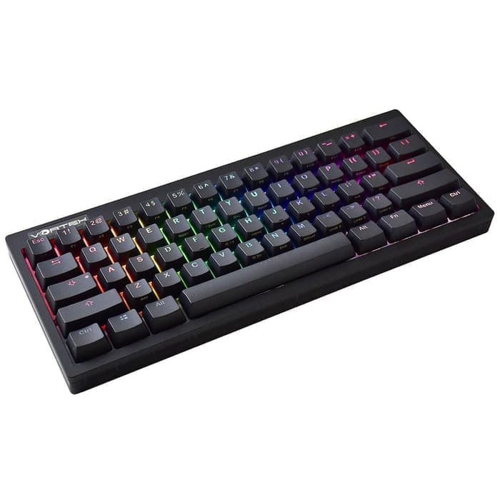 Vortex Pok3r 60% Mechanical Keyboard - Hitam/Brown Switch