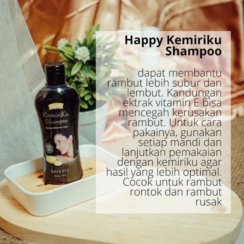 HAPPY KEMIRIKU SHAMPO &amp; MINYAK KEMIRI