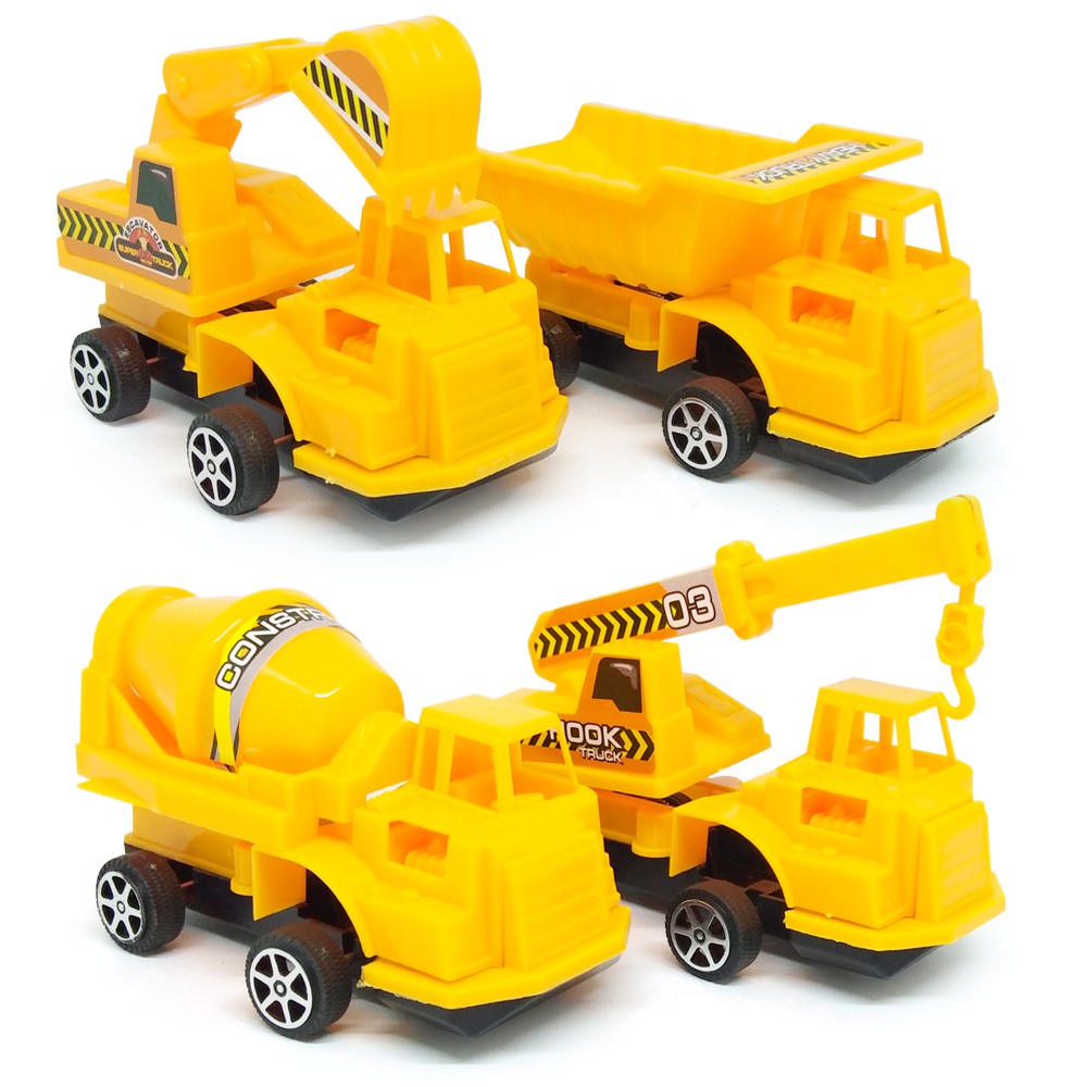 Murah Mainan Anak Truk Konstruksi Isi 4 Pcs OCT6352 Murah Mainan Anak Truk Konstruksi Isi 4 Pcs OCT6352