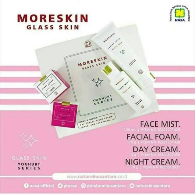 Moreskin glass skin