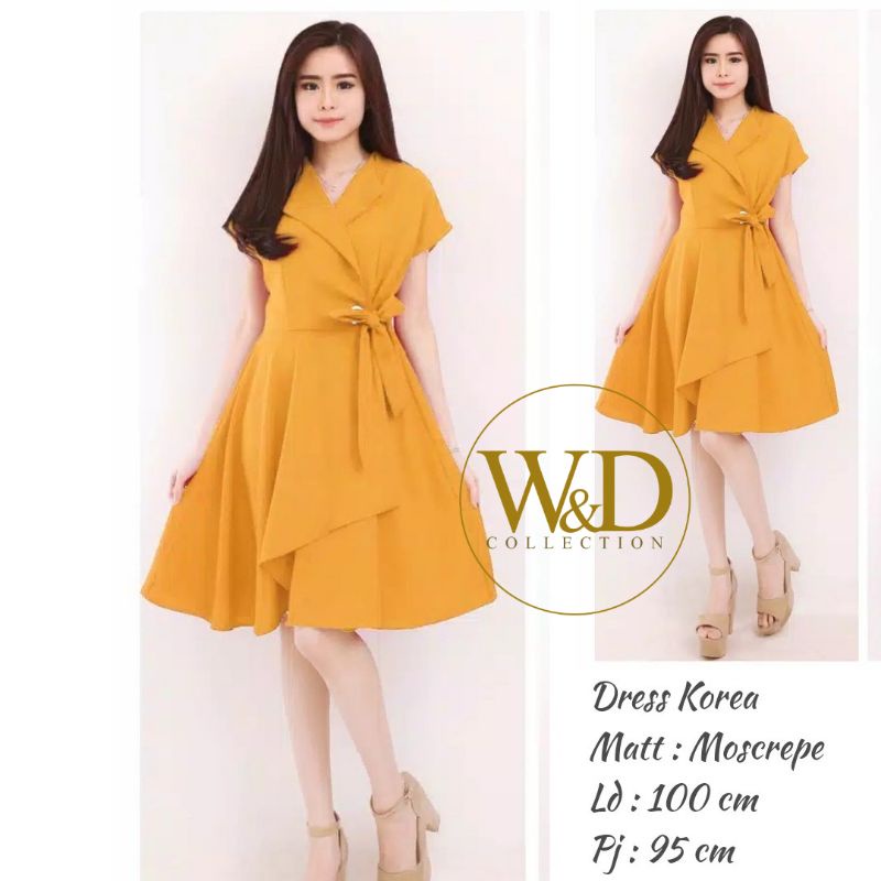 Midi Dress Basic / DRESS TERBARU / JOLY DRESS WANITA / FASHION KOREA / ALL SIZE FIT TO XL
