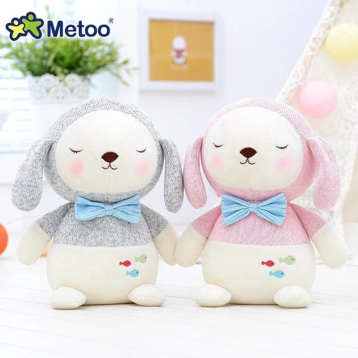 Metoo Ori Mini Puppy Costume Rabbit Doll Import For Kids Baby Boneka