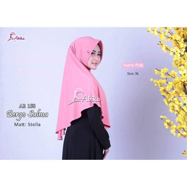 Bergo Abika Salma XL Jilbab Abika Instan Jumbo